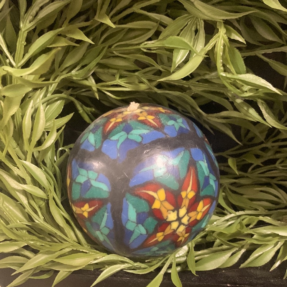 Vintage Mosaic/ Kaleidoscope Candle
